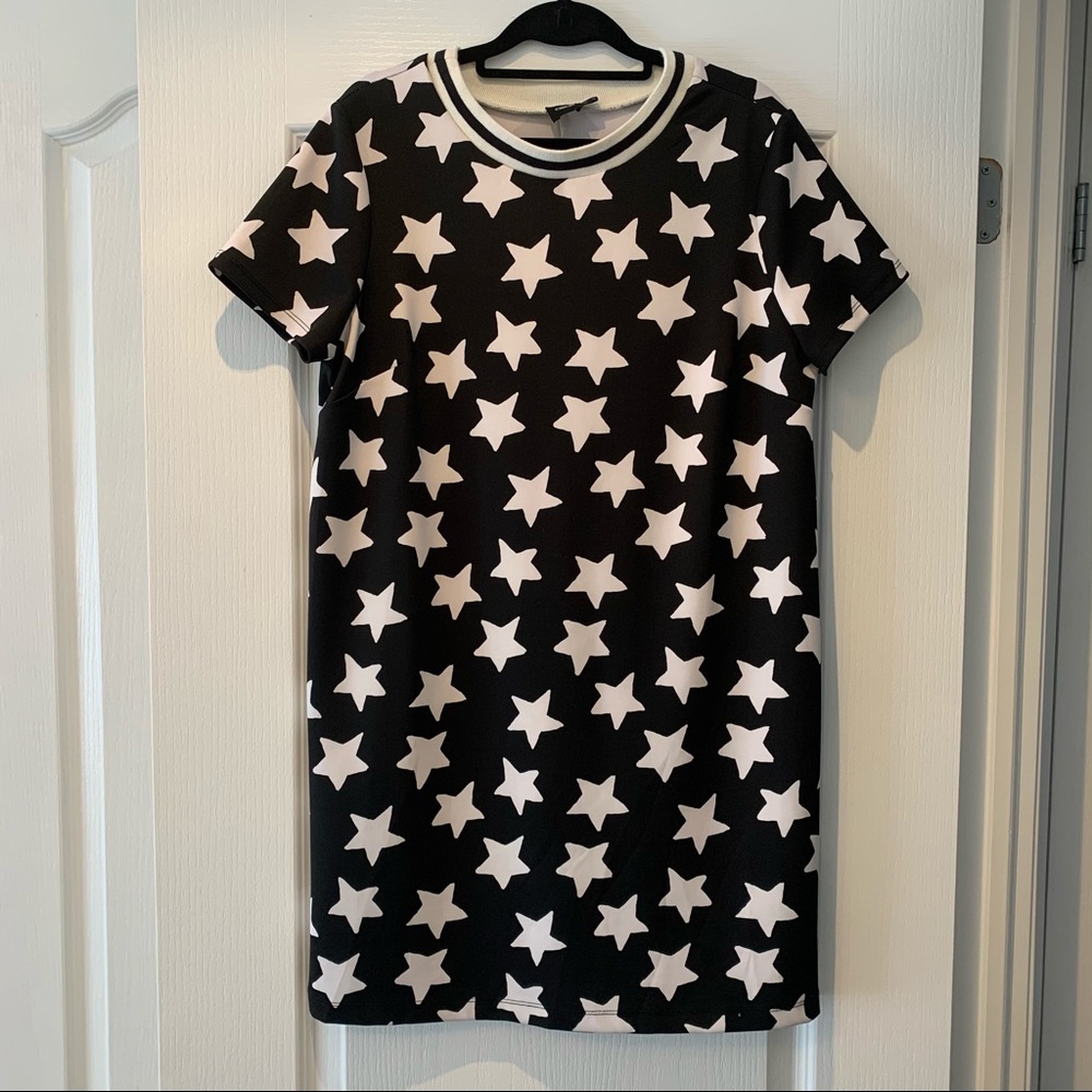 ⭐️ ASOS Neoprene Star Print Dress